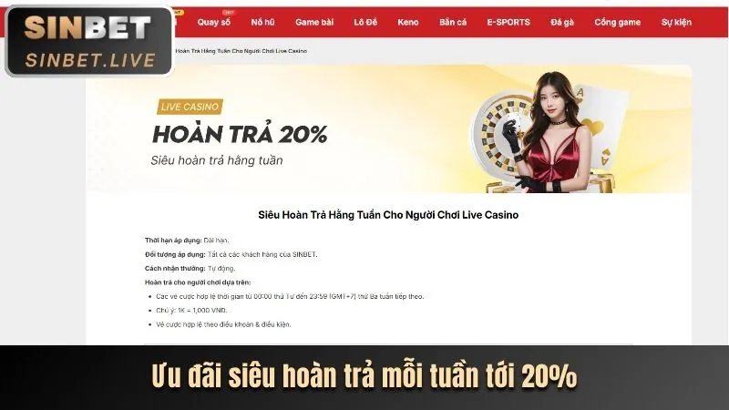 Thưởng nạp lần đầu h bet